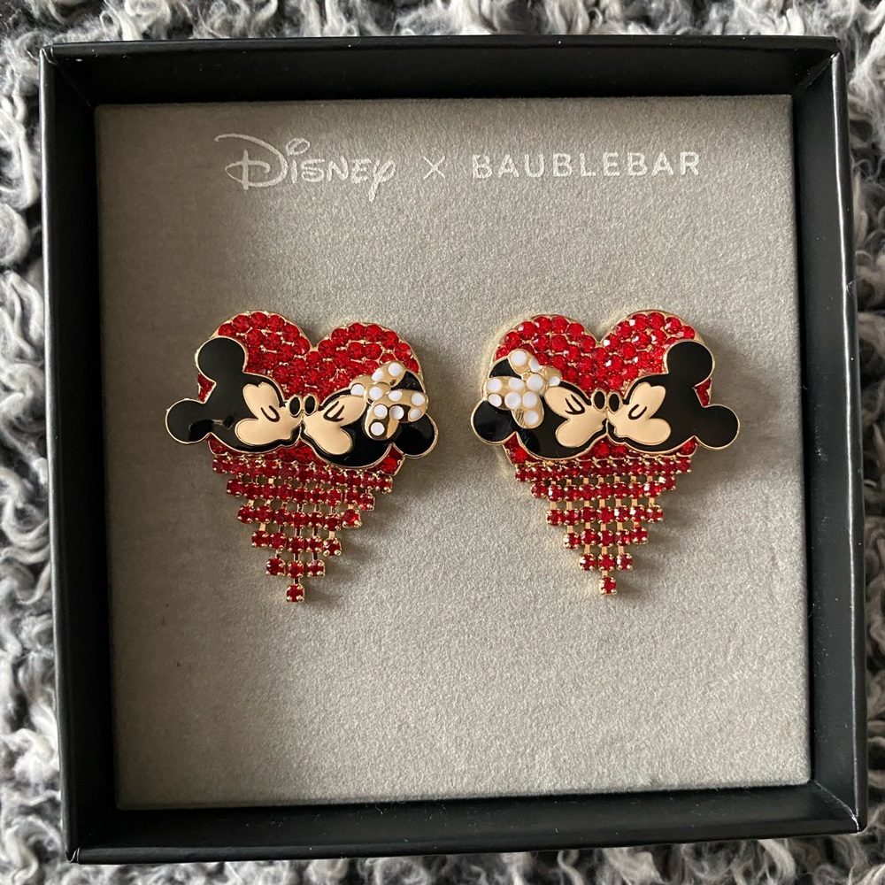 Disney x baublebar earrings Mickey&Minnie
